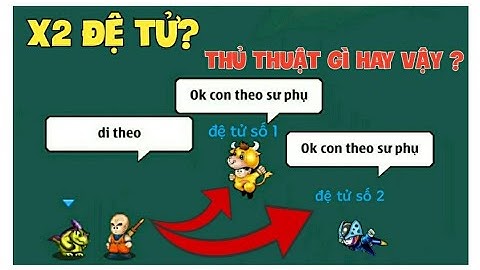 Hướng Dẫn Thủ Thuật Bug X2 Đệ Tử, Làm nhanh không admin fix Nè - Ngọc Rồng Online