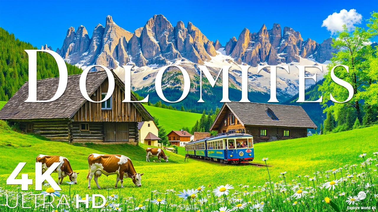 Доломиты 4K | Самые впечатляющие горы Италии – Золотые вершины, Альпийские долины