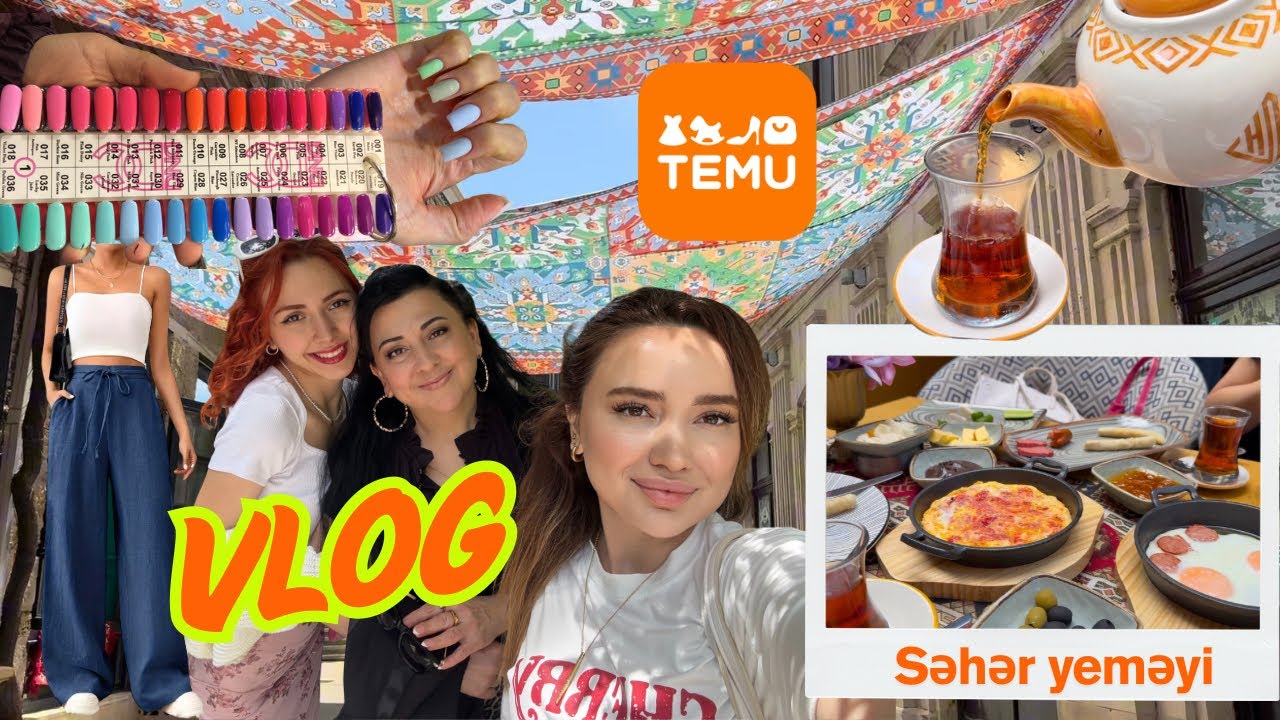 Hansı bloggerləri izləyirəm? 🤫| Səhər yeməyi, manikur, söhbət | Temu bağlama | Aziza Majidova Vlog 🧁
