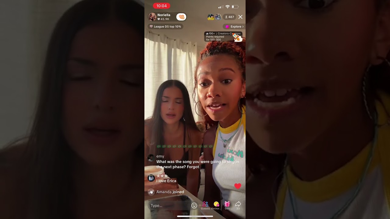 Siren society and Landon Boyce from Building the Band tiktok live 30/07/26