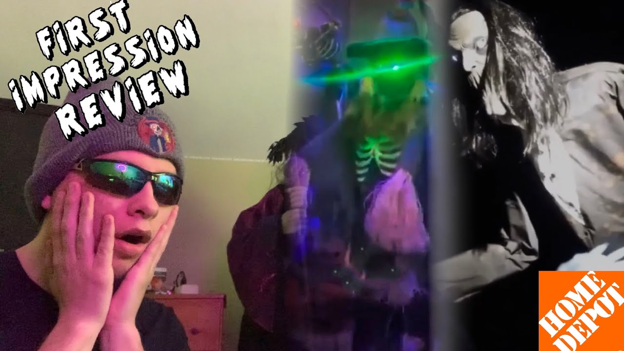 Revealing TWO NEW FOR 2023 Home Depot Halloween Animatronics IN ACTION | First Impression Reviews