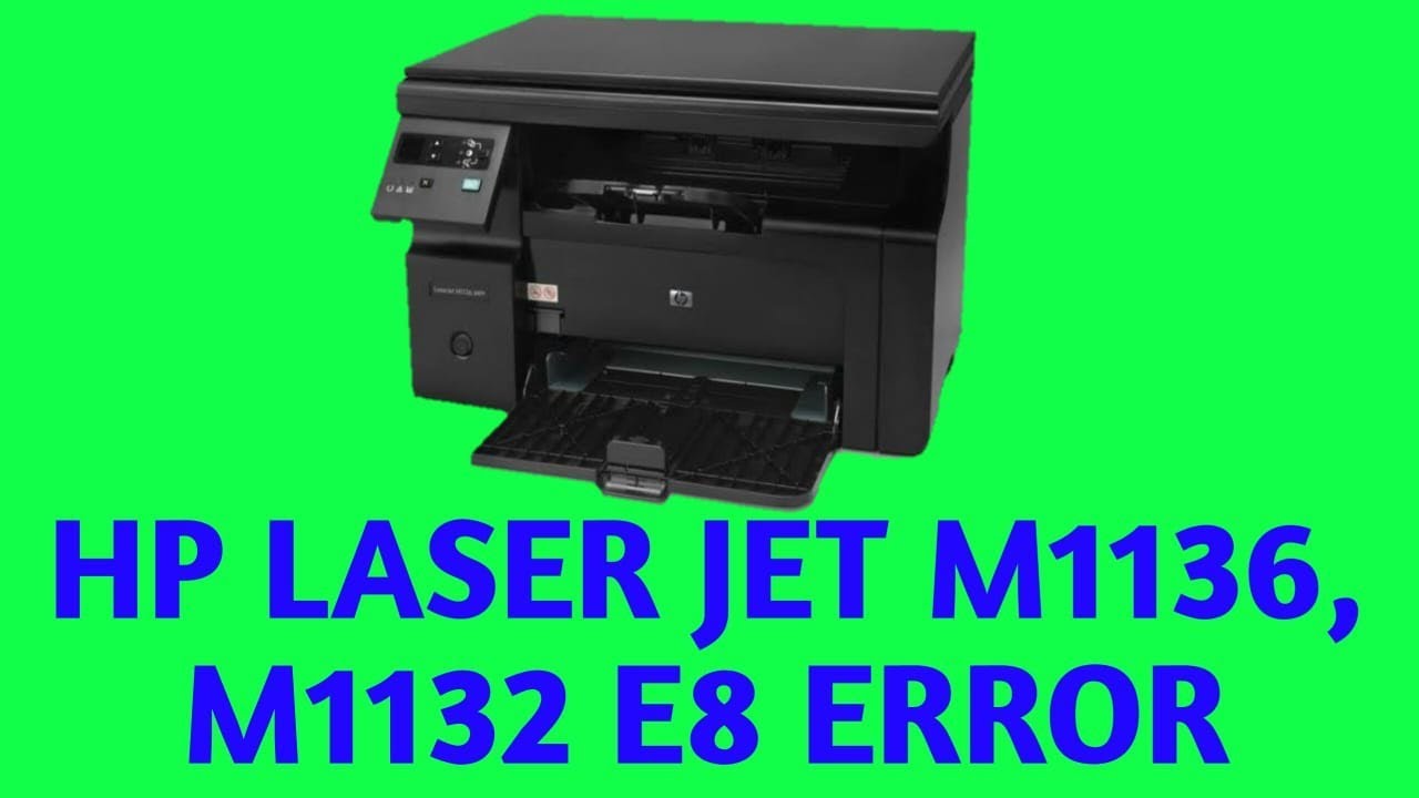 Ошибки принтера laserjet m1132 mfp