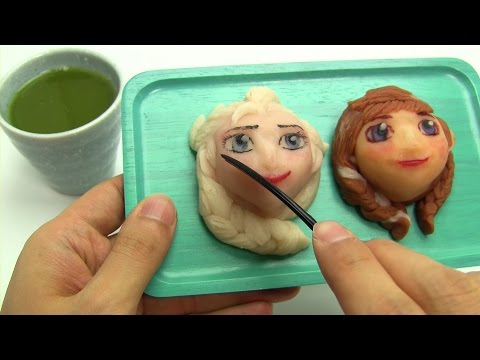 アナと雪の女王 練りきり 和菓子
