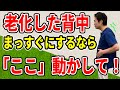 【背中が丸い人は見て!】 老化で曲がった背中をまっすぐにするトレーニング