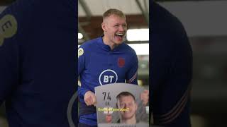 Aaron Ramsdale reacts to being rated a silver card! #england