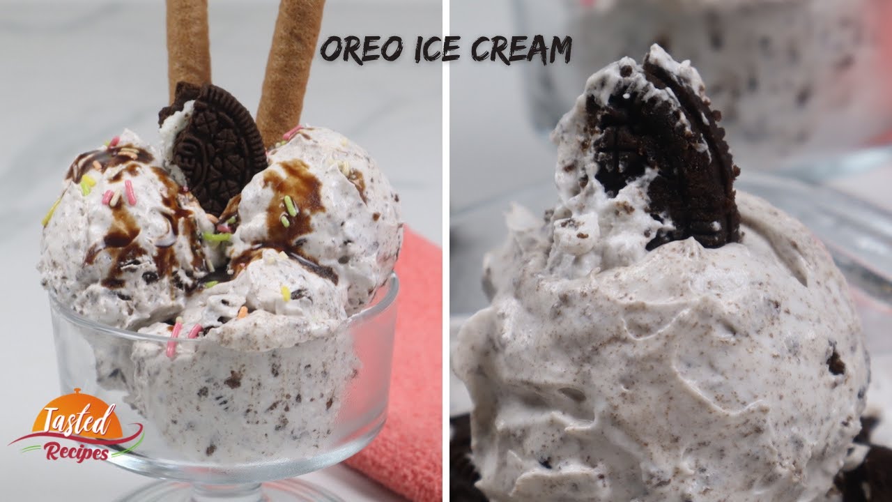 How to Make Oreo Ice Cream at Home With Only 3 Ingredients | Tasted Recipes