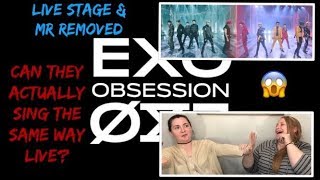 Reacting to EXO vs X-EXO Live Stage & MR Removed