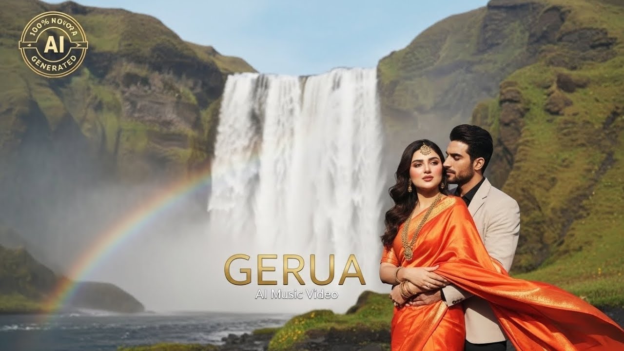 Gerua - AI Music Video | Dilwale | SRK Trilogy Finale | Suno AI 