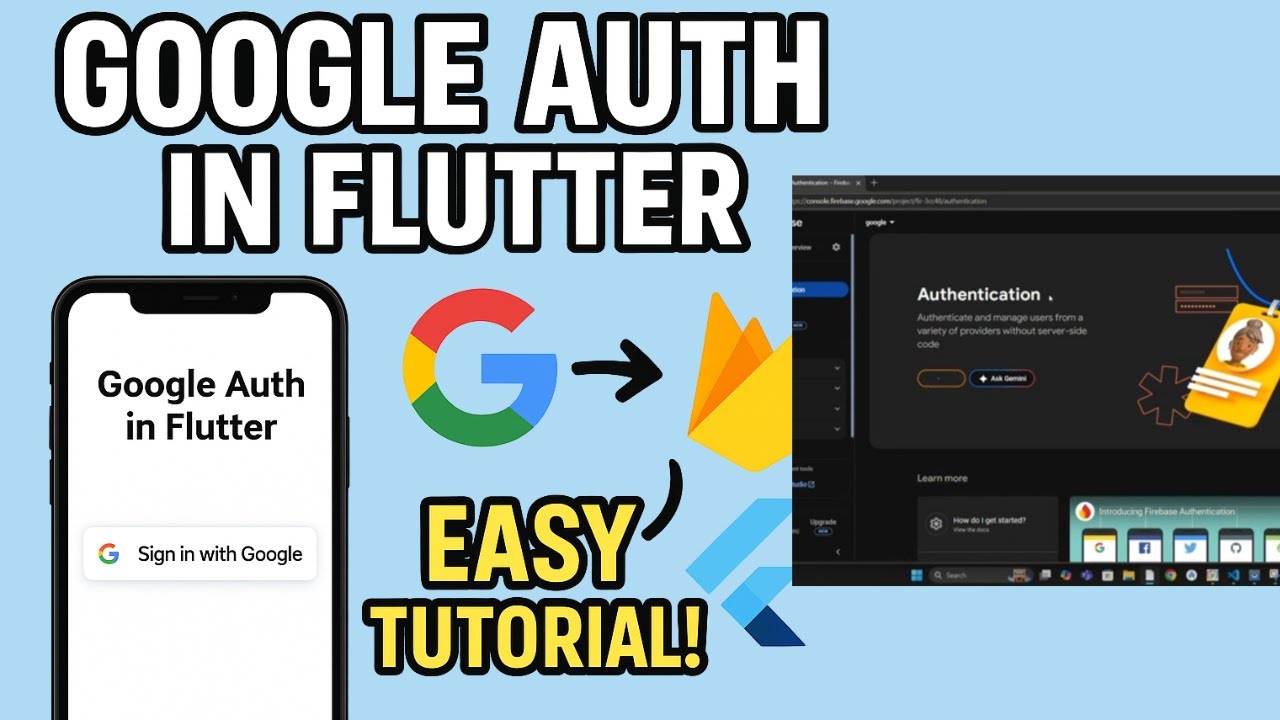 Flutter Google Sign-In with Firebase 🔥 Easy Authentication Tutorial (2025)
