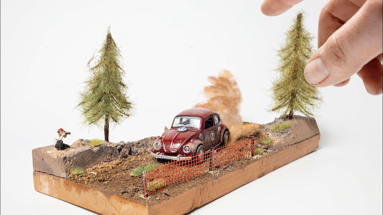 Как сделать внедорожную диораму? Превращение настоящего автомобиля в миниатюрную Сцену