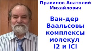 картинка: Ван-дер Ваальсовы комплексы молекул I2 и ICl