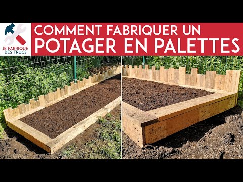 Comment fabriquer un BAC POTAGER en bois de PALETTE ?