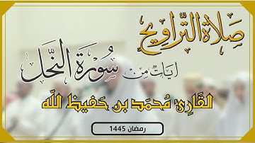 | صلاة التراويح | من سورة النحل | القارئ محمد بن حفيظ الله | Qari Mohammadullah Bin Hafiz