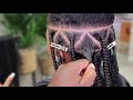 How To Start Large Knotless Braids