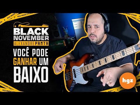 🎸 ATENÇÃO BAIXISTAS! Começou a Black November 2025!