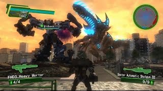 Giant Robot Balam vs Godzilla Erginus - Earth Defense Force 4.1