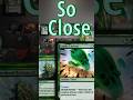 I Almost Died A Brutal Death #mtg  #shorts