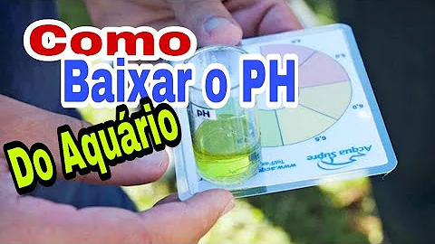 O que aumenta o pH do aquário?