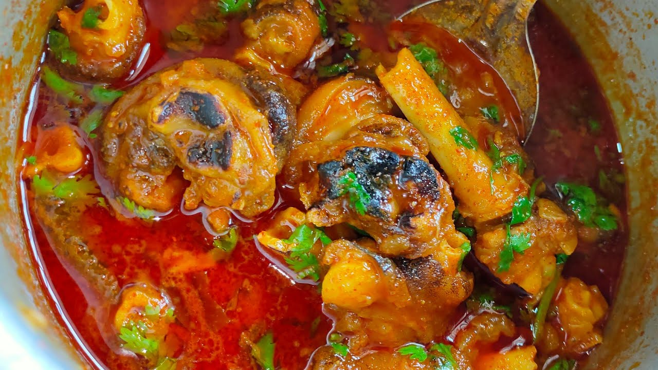 Paya Gravy Curry with mutton legs YouTube