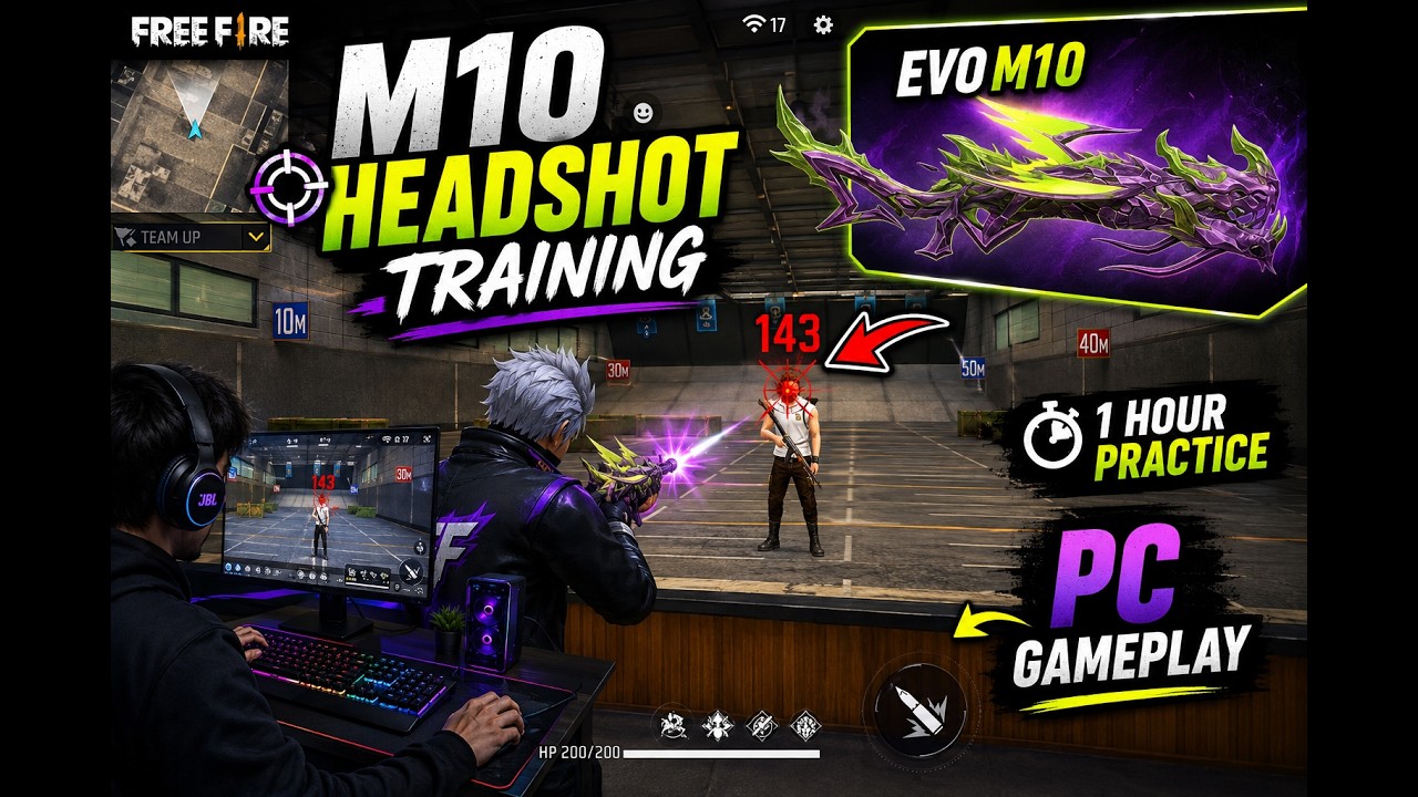 🔥 I Finally Fixed My M10 Headshots on PC! (Free Fire)