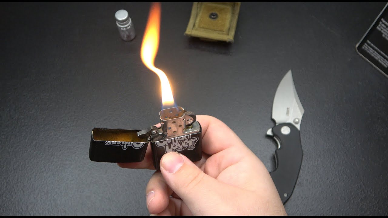 ZIPPO Lighter Stuff : How To Adjust Flame Size, Replace Flint &amp; Store ...