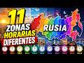 Rusia el pais con 11 zonas horarias diferentes