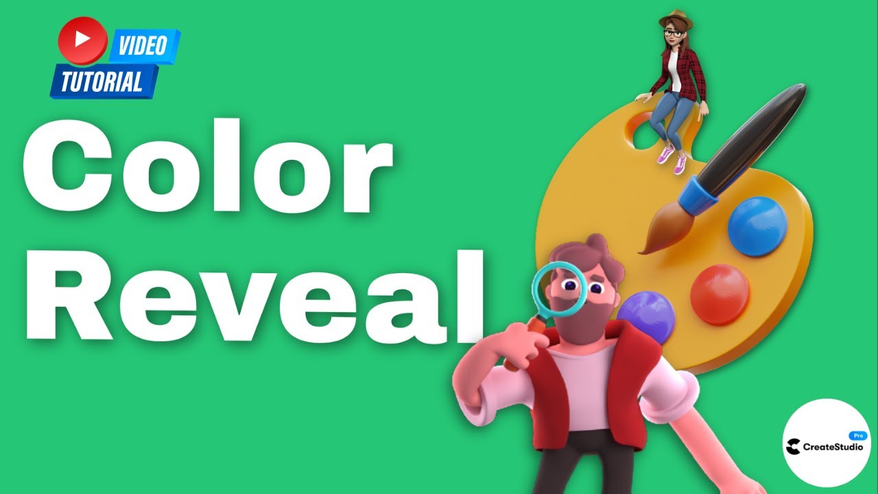 CreateStudio Pro - How To Create A Color Reveal Effect OR Liquid Reveal ...