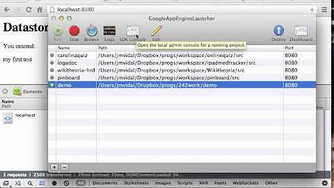 Google App Engine Datastore Tutorial