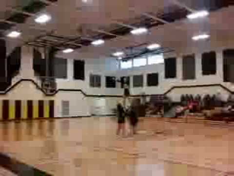 Coffenberry Middle School-halftime stunt-