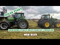 John deere 6195m vs deutz fahr 1807 profiline in mud