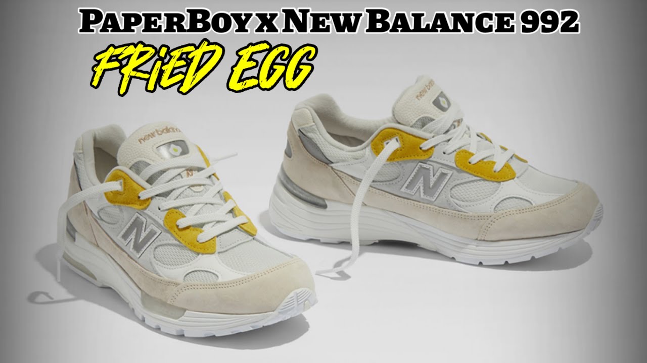 PaperBoy x New Balance 992 FRIED EGG | Detailed Look and Release 