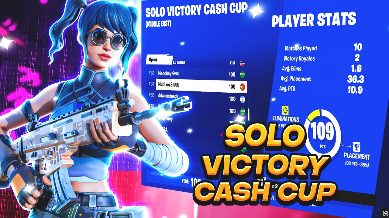 Incredible new tournament announcement- Solo Victory Cash Cup. FNCS-like  qualification with the only prize being $100 per VicRoy in round 2! (Max 10  wins) : r/FortniteCompetitive