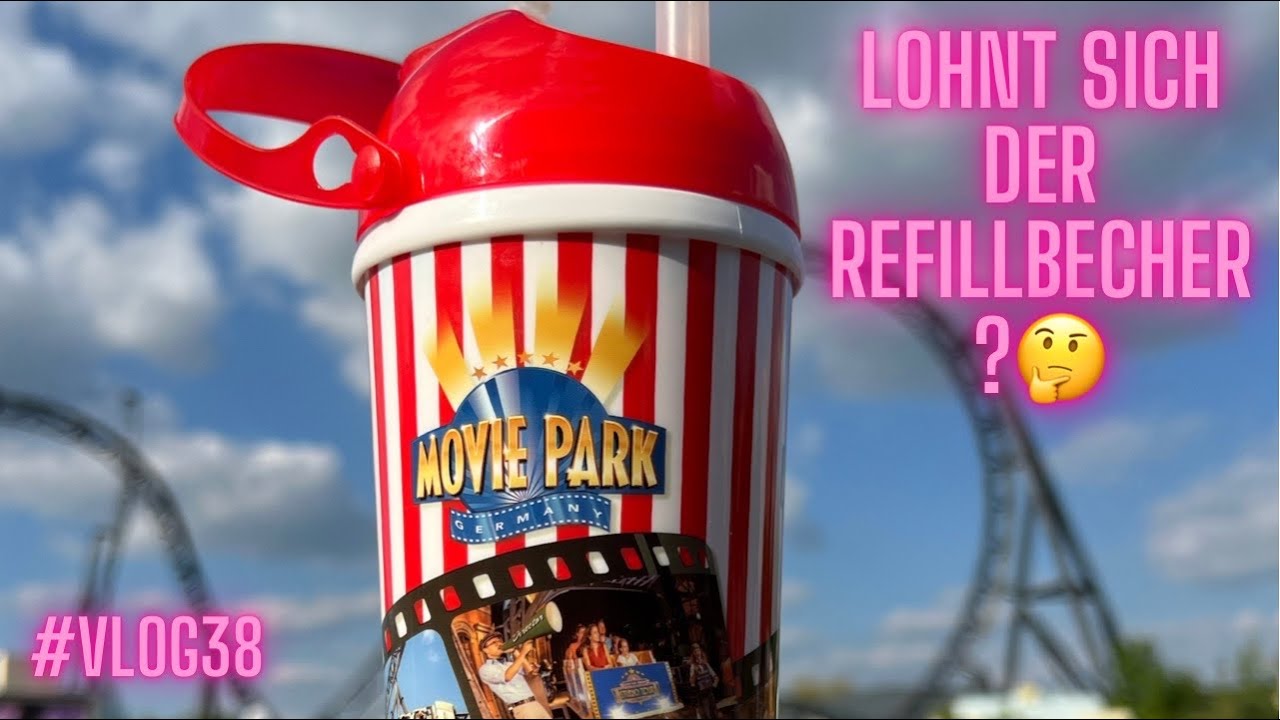Moviepark🎬 Germany 2022 - Ich teste die neuen Coca-Cola Freestyle Automaten🙂-Stuntshow #Vlog38