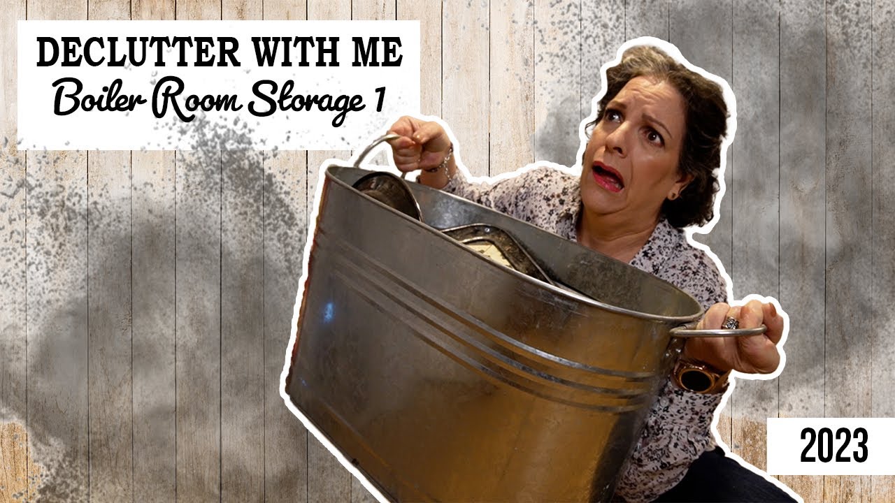 Declutter With Me || 2023 Edition || Boiler Room Storage One - YouTube