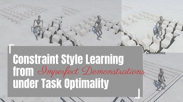 Constraint Style Learning from Imperfect Demonstrations under Task Optimality
