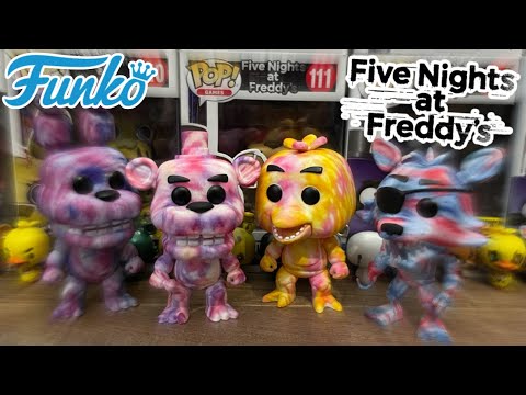 Funko Pop! Five Nights at Freddy's Tie Dye - Set of 4 - Freddy, Bonnie,  Chica and Foxy