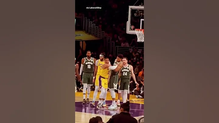 Russ Didn’t Like This Foul By Giannis 😬