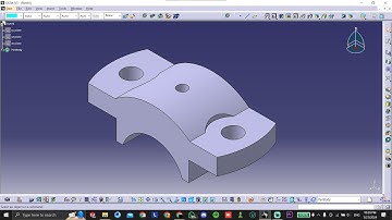 Catia V5  Part Design Tutorials for beginners | Exercise No 15
