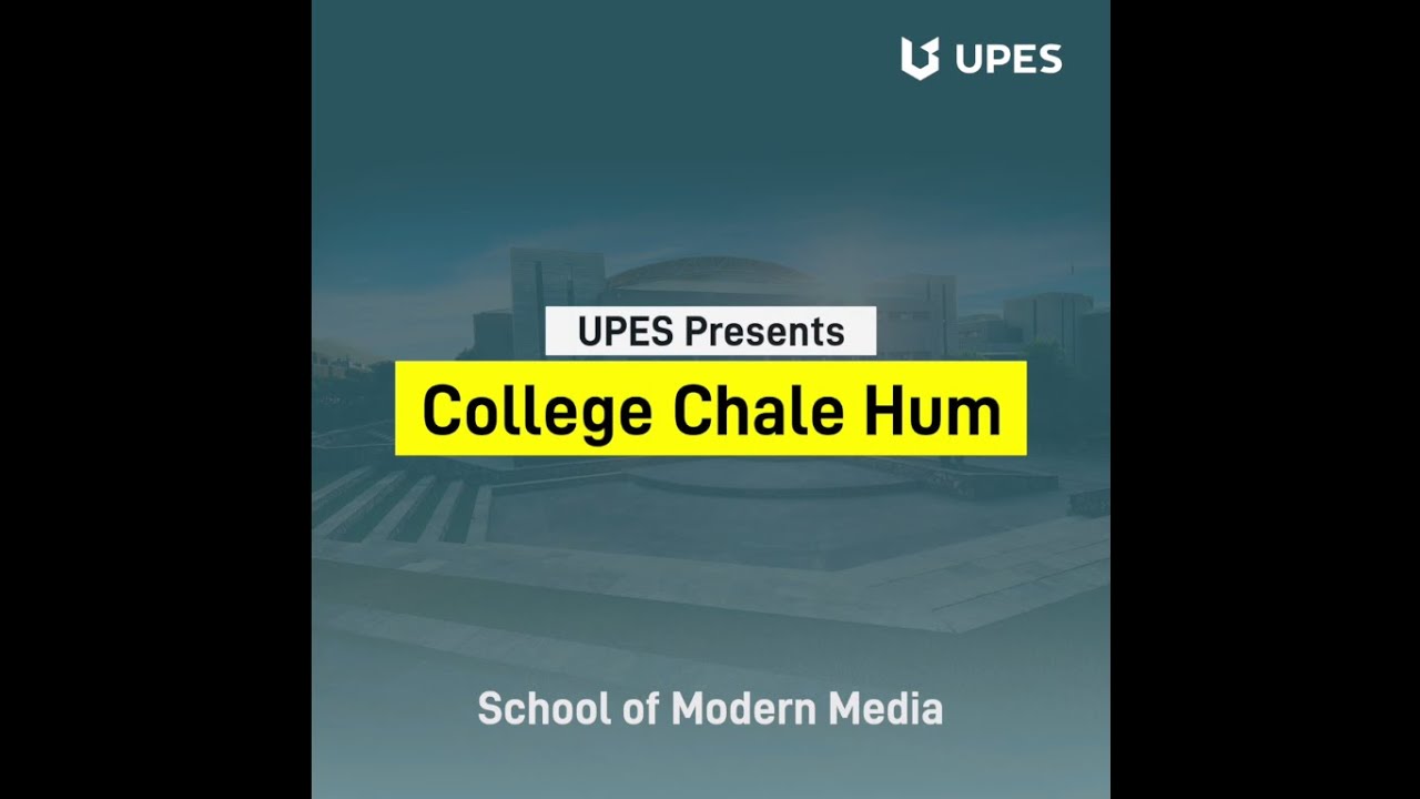 College Chale Hum with Dr Nalin Mehta, Dean School of  Liberal Studies and Humanities, UPES