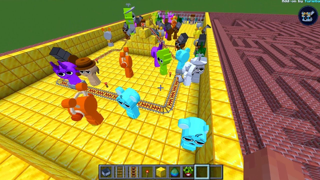 NEW Incredibox Sprunki VS HORROR SPRUNKI! Fun Adventure MAP MAZE! Minecraft Bedrock PE