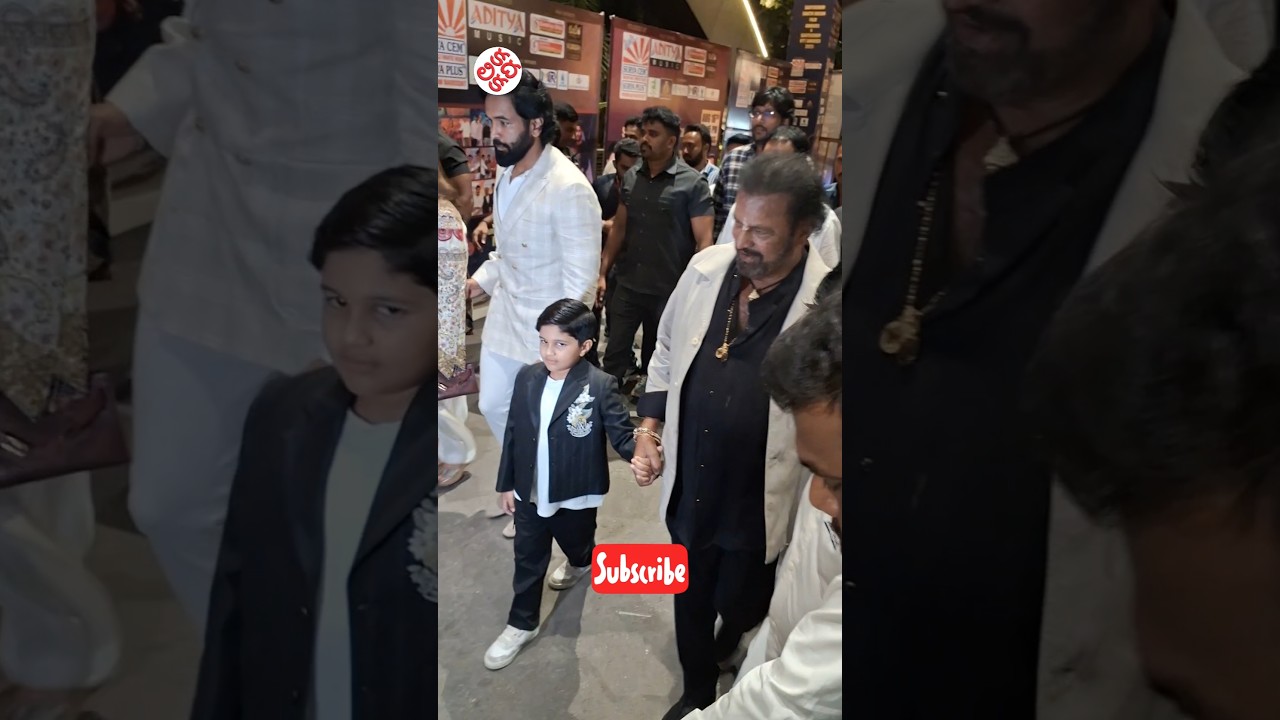 Manchu Vishnu and Manchu Mohan Babu at Santhosham 24th film Awards 2025