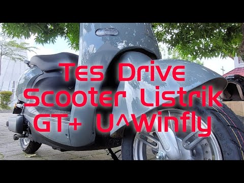 Test Drive Motor Listrik GT+ U^Winfly #motorlistrik #hematenergi #spklu #scooter