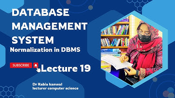 What is Normalization | Insertion, Deletion and Updation Anomaly in DBMS  || Dr Rabia Kanwal