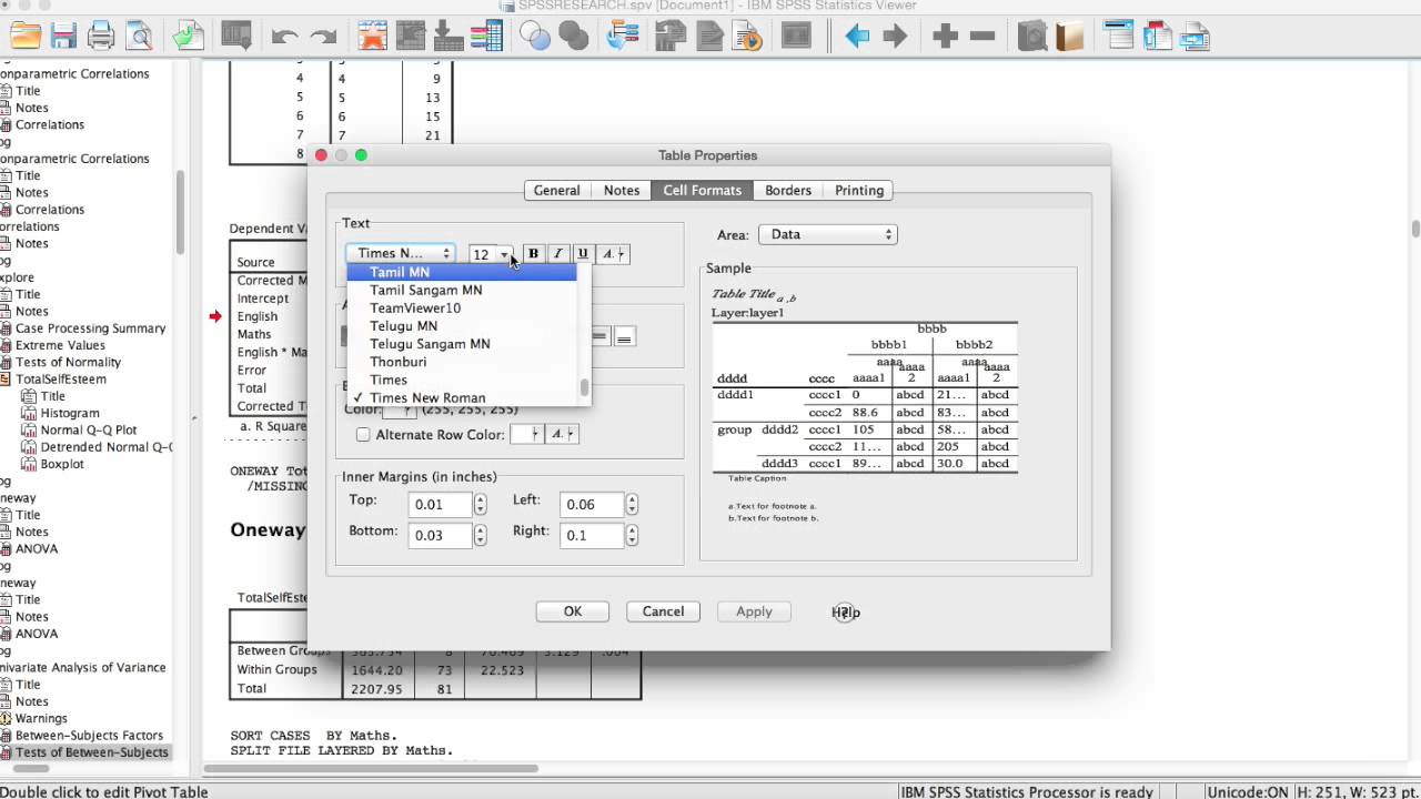 Spss Apa Chart Template