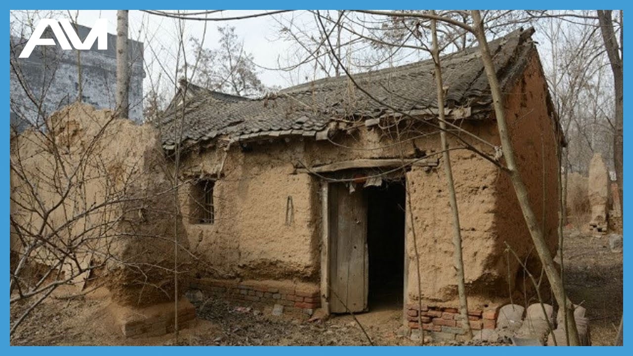 Renovating old houses/Building walls and gates with dirt from rudimentary tools/Amazing Machinery