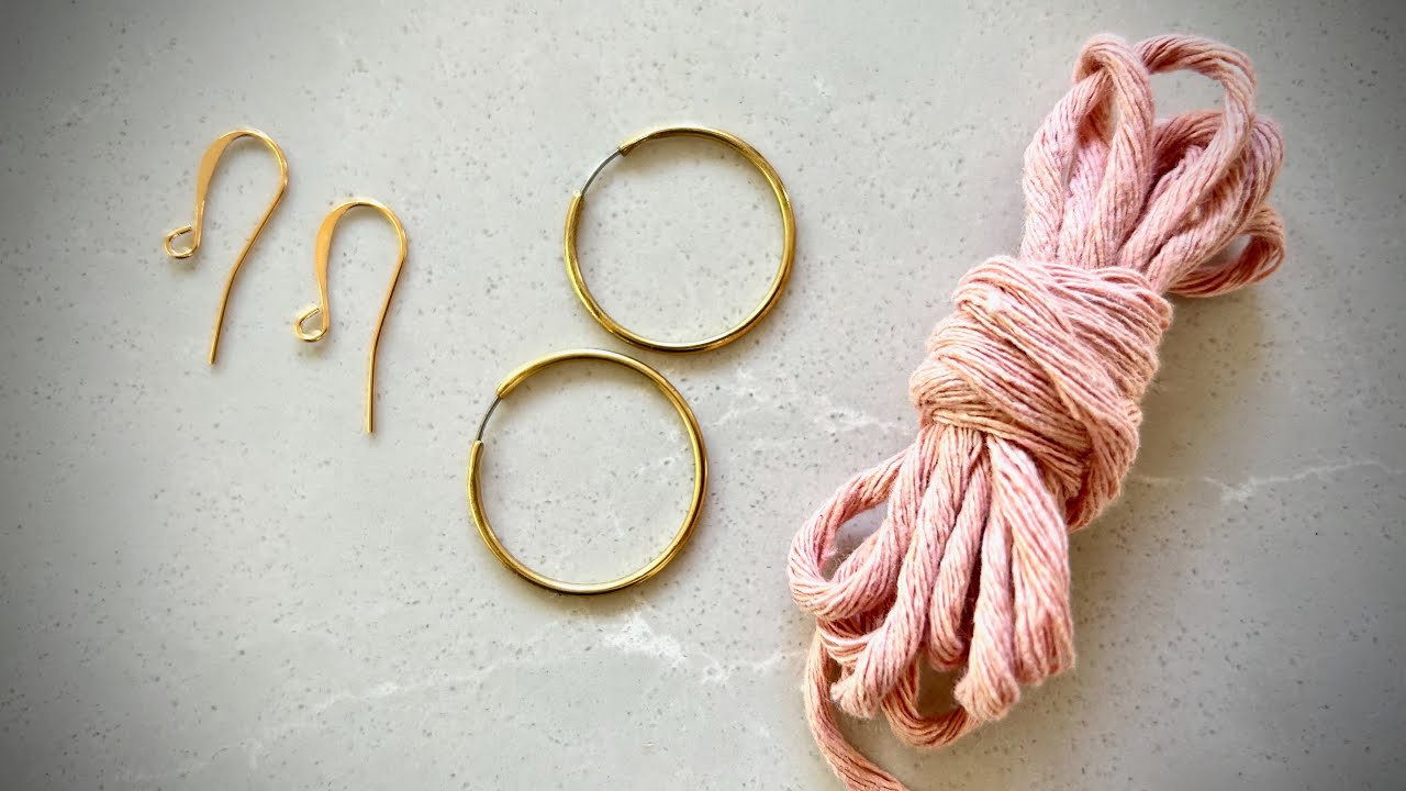 earring hooks macrame feather earrings diy