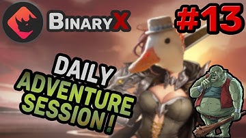 [BinaryX 🦏] Fatigue won today...| BinaryX Adventure Session | PlayToEarn | CyberDragon🐉NFT🐒 #13