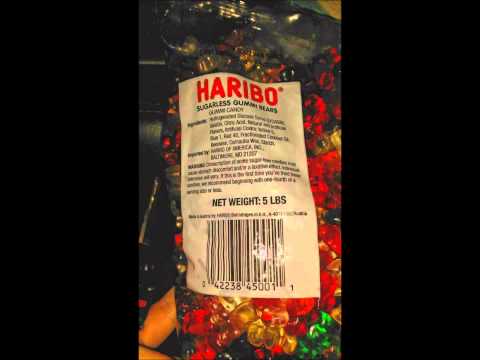 Haribo Sugarless gummy bears....warning for graphic sounds!!