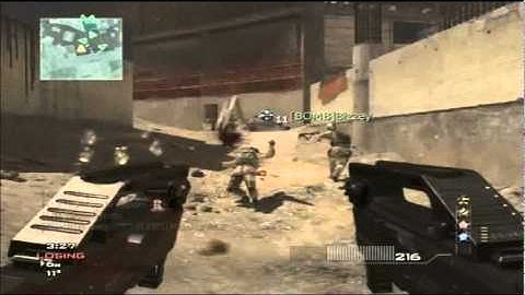 MW3 - Infected Knife v FMG-9 Final Survivor 13-1 HD