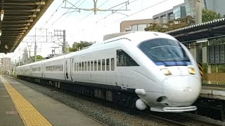 #383-JR鹿児島本線885系･2028M特急かもめ28号博多行春日駅通過/JR-Kagoshima Line･Ltd.Express